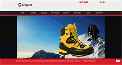 Desktop Screenshot of garsport.it